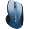 Безжична мишка CANYON 2.4Ghz wireless mouse optical tracking - blue LED 6 buttons DPI 1000/1200/1600 Blue Gray pearl