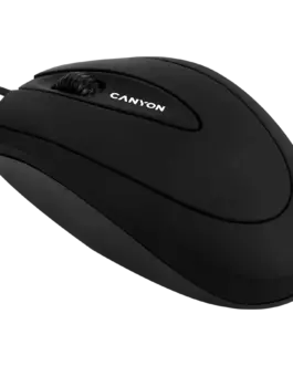 Alternative view of Мишка за компютър CANYON mouse CM-1 Wired Black