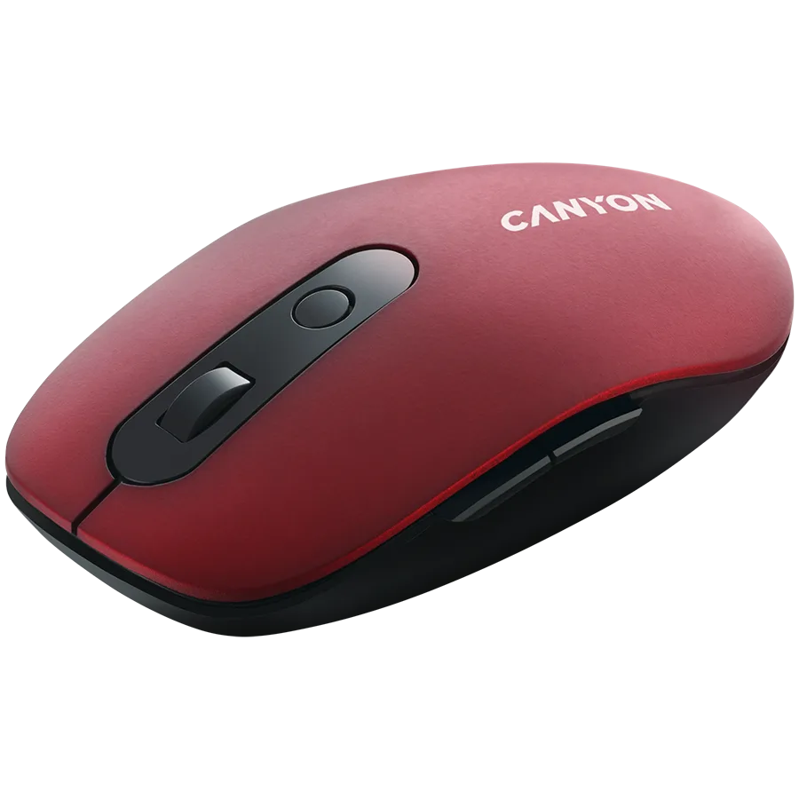 Безжична мишка CANYON mouse MW-9 Dual-mode Wireless Red - Image 47