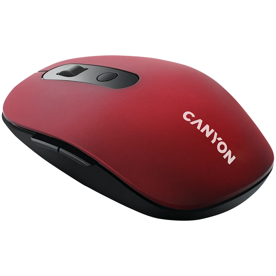 Безжична мишка CANYON mouse MW-9 Dual-mode Wireless Red - Image 28