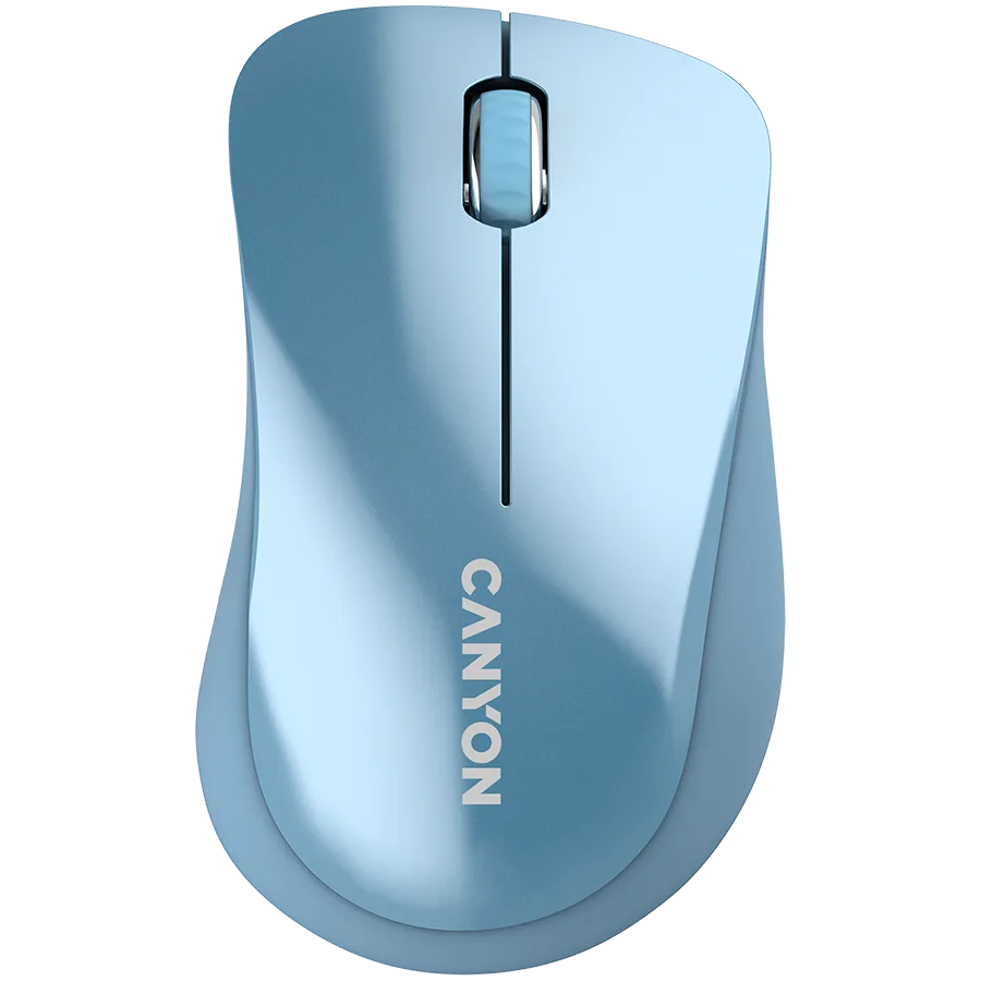 Безжична мишка CANYON MW-11 2.4 GHz Wireless mouse with 3 buttons DPI 1200 Battery:AAA*2pcs Blue67*109*38mm