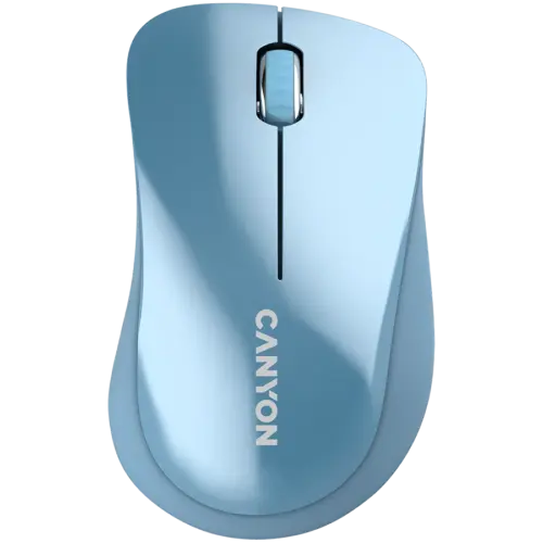 Безжична мишка CANYON MW-11 2.4 GHz Wireless mouse with 3 buttons DPI 1200 Battery:AAA*2pcs Blue67*109*38mm