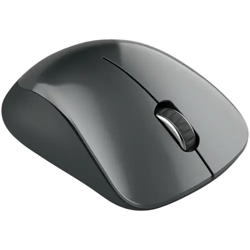 Alternative view of Безжична мишка CANYON MW-11, 2.4 GHz Wireless mouse,with 3 buttons, DPI 1200, Battery:AAA*2pcs,Black,67*109*38mm,0.063kg