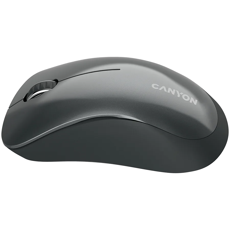 Безжична мишка CANYON MW-11, 2.4 GHz Wireless mouse,with 3 buttons, DPI 1200, Battery:AAA*2pcs,Black,67*109*38mm,0.063kg - Image 55