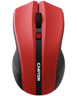 Безжична мишка CANYON mouse MW-5 Wireless Red