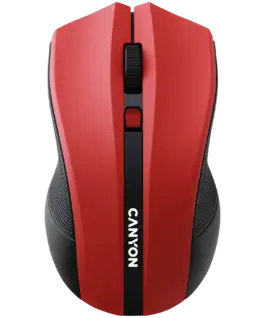 Безжична мишка CANYON mouse MW-5 Wireless Red