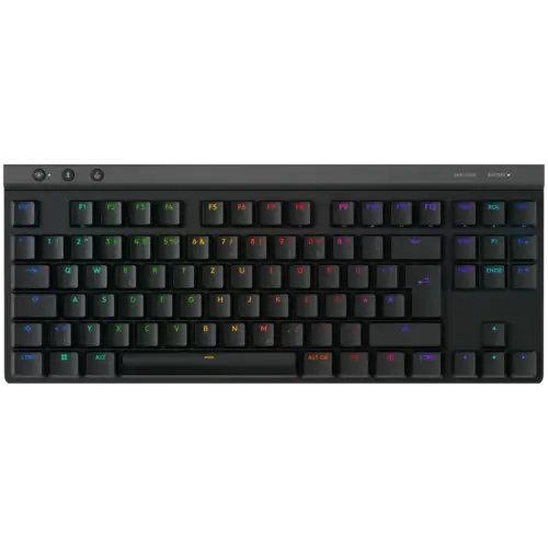 Геймърска клавиатура LOGITECH G515 LIGHTSPEED TKL - BLACK - US INTL - 2.4GHZ/BT - EMEA28i-935 -