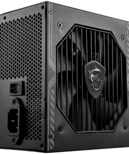 Alternative view of Захранване за компютър MSI MAG A750BN, 750W, 80 Plus Bronze, 120mm Low Noise Fan, Protections: OCP/OVP/OPP/OTP/SCP, Dimensions: 140mmx150mmx86mm, 5Y Warranty