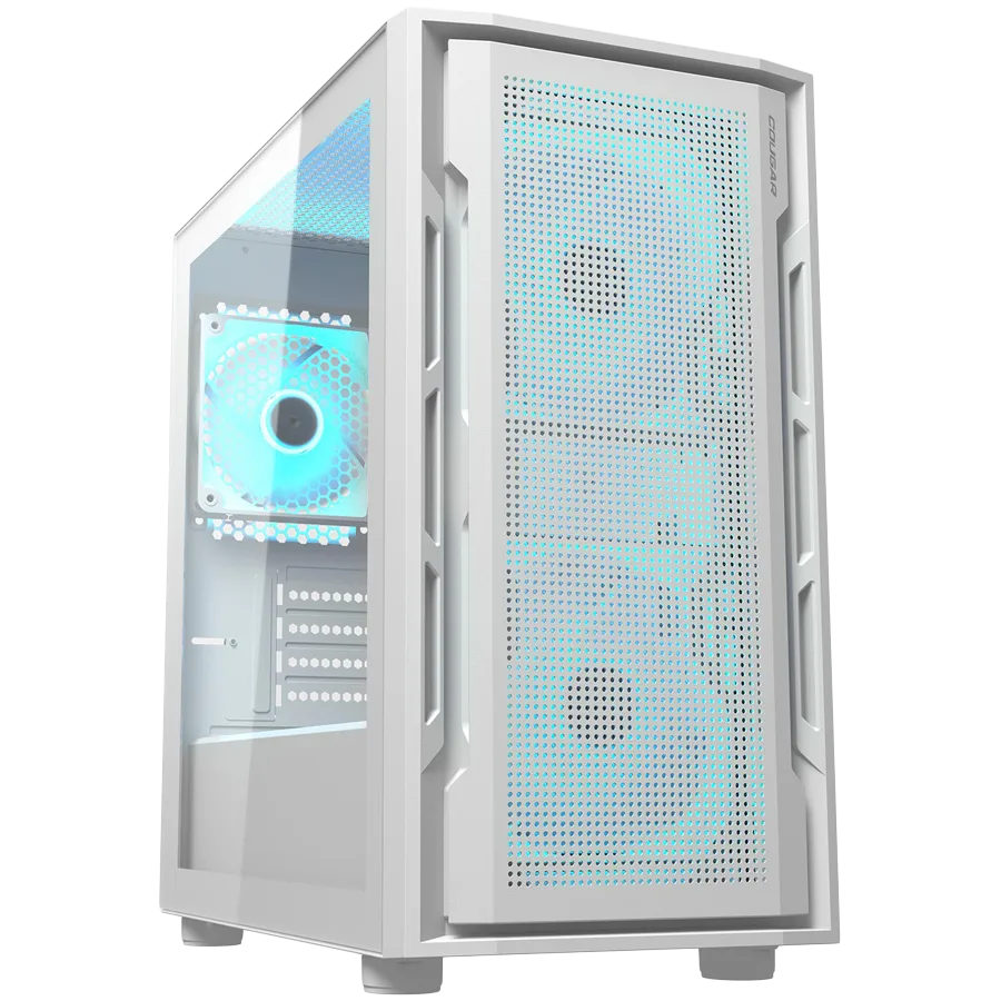 Кутия за компютър COUGAR UNIFACE MINI RGB PC Case Mini Tower White
