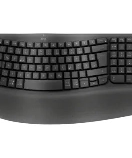 Клавиатура LOGITECH Wave Bluetooth ergonomic keyboard - GRAPHITE - US INTL - B2B