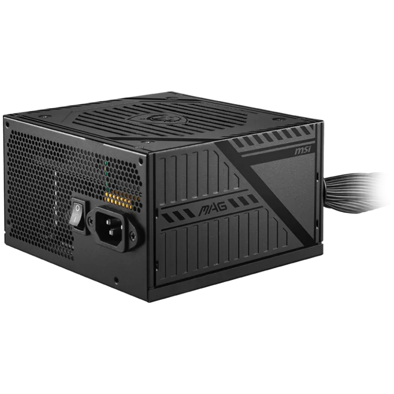 Захранване за компютър MSI MAG A650BNL Power Supply 650W, 80 PLUS Bronze, 120mm low noise Fan, Protections: OCP/OVP/OPP/OTP/SCP, Active PFC Design, Flat Cable Equipment, Dimensions: 150mmx140mmx86mm, 5Y Warranty - Image 26