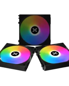 Вентилатор Starlink EN41303 3PCS Black Easy Clip On & Smart Link Fan2PCS ARGB & PWM CableMini ARGB ControllerColor