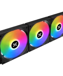 Alternative view of Вентилатор Starlink, EN41303, 3PCS Black Easy Clip On & Smart Link Fan,2PCS ARGB & PWM Cable,Mini ARGB Controller,Color Box