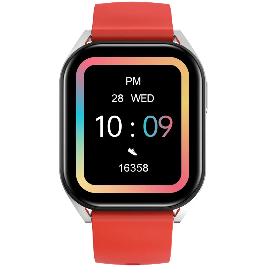 Смарт часовник CANYON smart watch Chatter SW-58 BT-CALL Silver Red