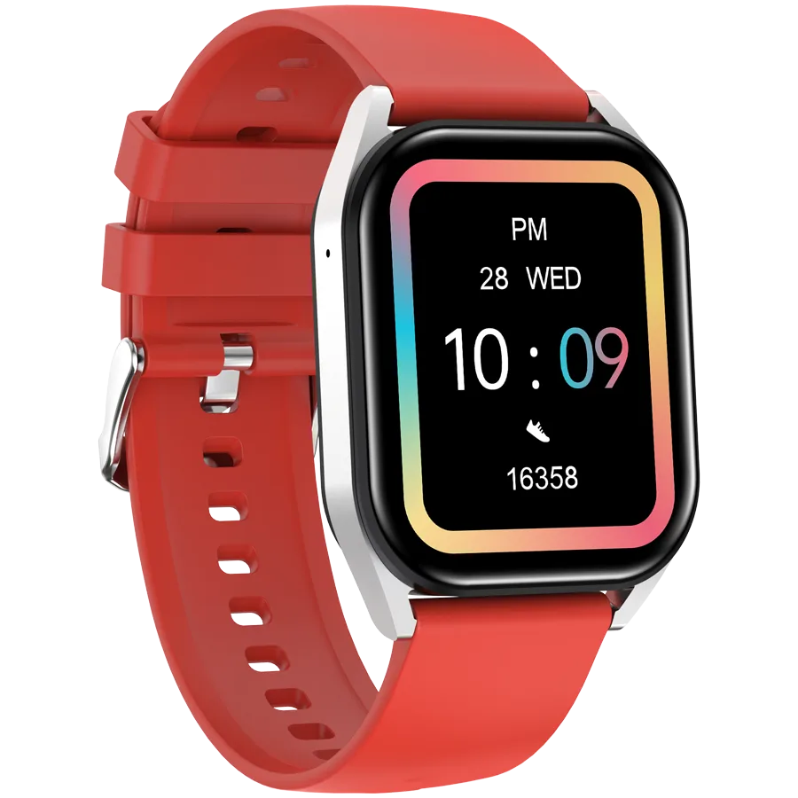 Смарт часовник CANYON smart watch Chatter SW-58 BT-CALL Silver Red - Image 12