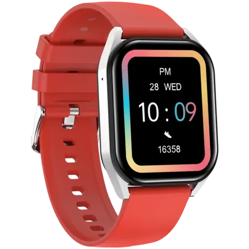 Alternative view of Смарт часовник CANYON smart watch Chatter SW-58 BT-CALL Silver Red