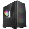 Кутия за компютър DeepCool CH360 Mini Tower Mini-ITX/Micro-ATX 1x USB3.0 1x Audio 1x Type-C Pre-Installed 2x140mm ARGB F