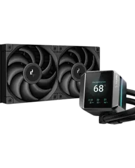 Охладител за процесор Охладител DeepCool MYSTIQUE 240 360mm CPU Liquid Cooler 2x120mm ARGB PWM Fans Addressable RGB LED