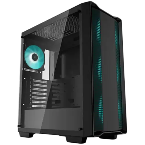 Кутия за компютър DeepCool CC560 Mid Tower Mini-ITX/Micro-ATX/ATX 1xUSB3.0 1xUSB2.0 1xAudio 4x120mm Pre-Installed LED Fa