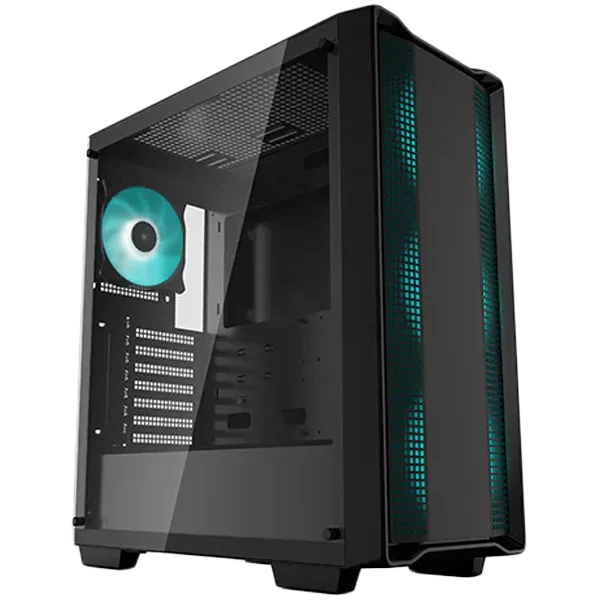 Кутия за компютър DeepCool CC560 Mid Tower Mini-ITX/Micro-ATX/ATX 1xUSB3.0 1xUSB2.0 1xAudio 4x120mm Pre-Installed LED Fa