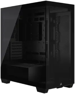 Кутия за компютър Corsair 3500X Tempered Glass Mid-Tower Black