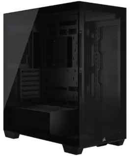 Кутия за компютър Corsair 3500X Tempered Glass Mid-Tower Black