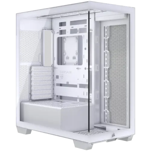 Кутия за компютър Corsair 3500X Tempered Glass Mid-Tower White