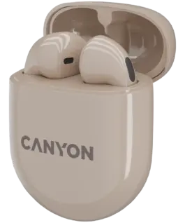 Alternative view of Bluetooth слушалки CANYON headset TWS-6 Beige