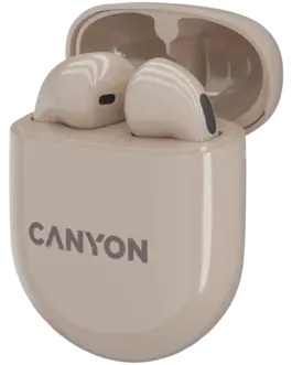 Alternative view of Bluetooth слушалки CANYON headset TWS-6 Beige