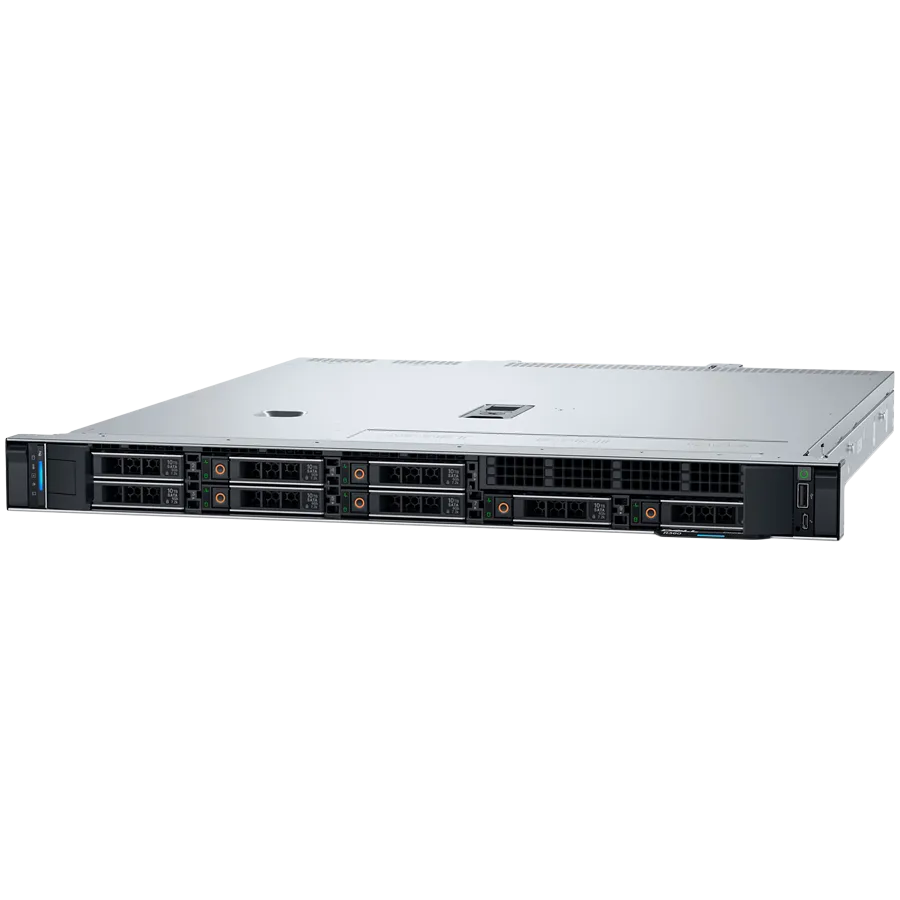 Сървър PowerEdge R360 ServerIntel Xeon E-2434 3.4GHz 4C/8T 12M16GB UDIMM 4800MT/s ECCPERC H355480GB SSD SATA Read IntDua