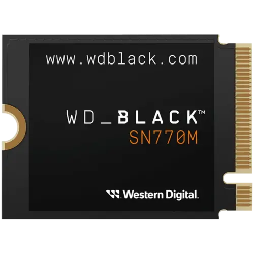 SSD диск SSD WD Black SN770M 1TB M.2 2230 PCIe Gen4 x4 NVMe Read/Write: 5150/4900 MBps IOPS 740K/800K TBW: