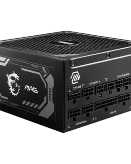 Захранване за компютър MSI MAG A1250GL PCIE5 Power Supply 1250W 80 PLUS Gold 135 mm Fan Size Protections: OCP/OVP/OPP/OT