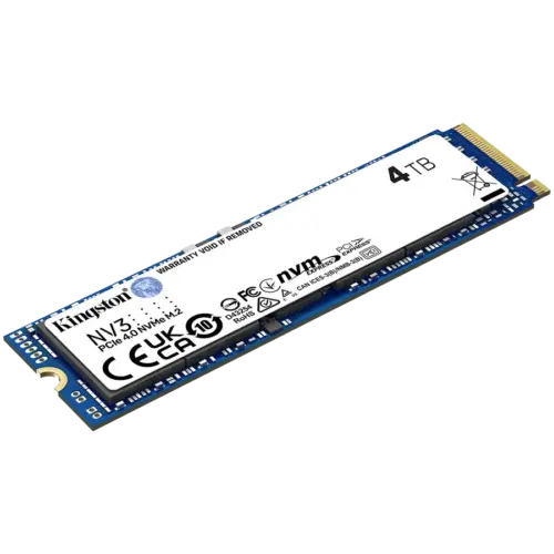 SSD диск Kingston SSD 4TB NV3 M.2 2280 PCIe 4.0 NVMe SSD