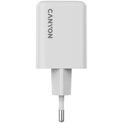 Alternative view of Зарядно за мобилен телефон CANYON charger CU45AC GaN 45W 1xPD 1xQC EU White