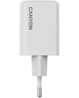 Alternative view of Зарядно за мобилен телефон CANYON charger CU45CC GaN 45W 2xPD EU White