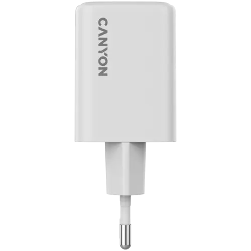 Alternative view of Зарядно за мобилен телефон CANYON charger CU45CC GaN 45W 2xPD EU White