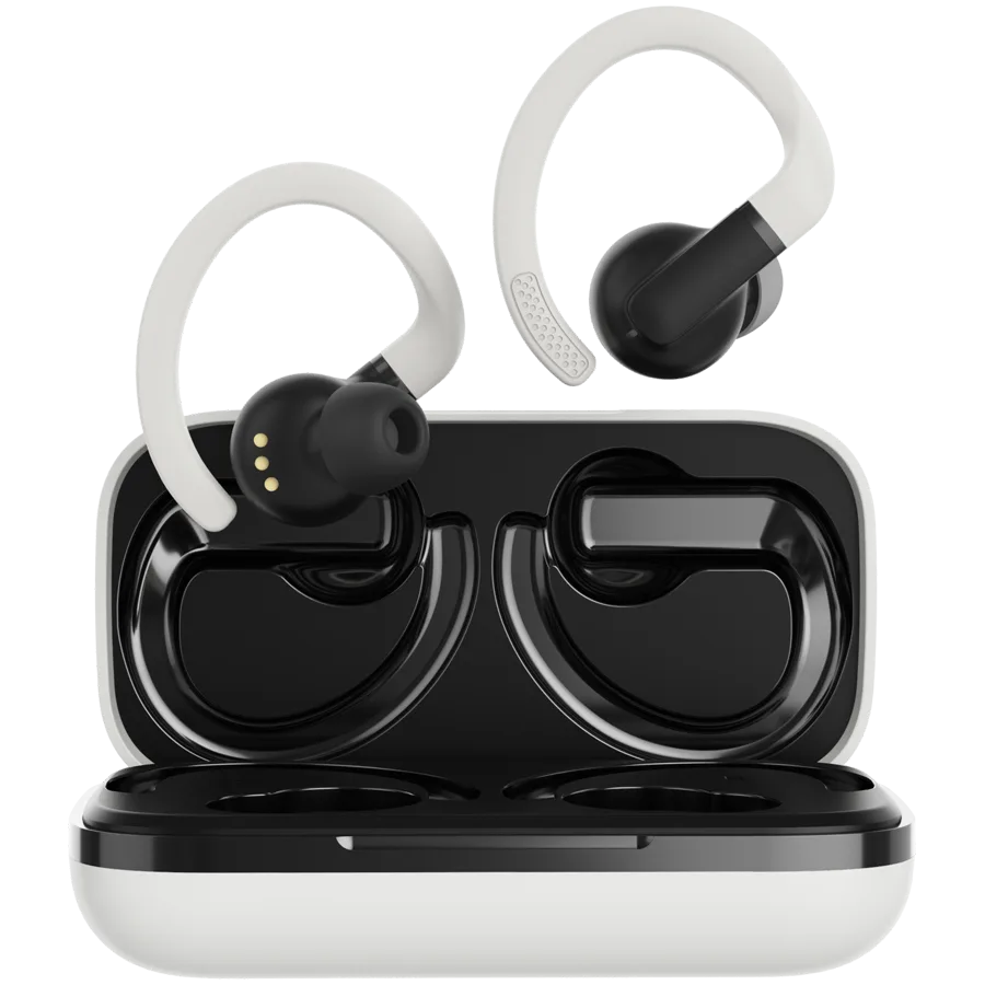 Bluetooth слушалки CANYON headset OnRun 11 Sport Wireless charge White