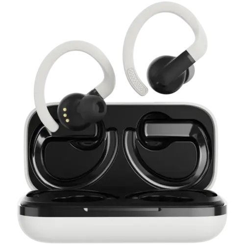 Bluetooth слушалки CANYON headset OnRun 11 Sport Wireless charge White