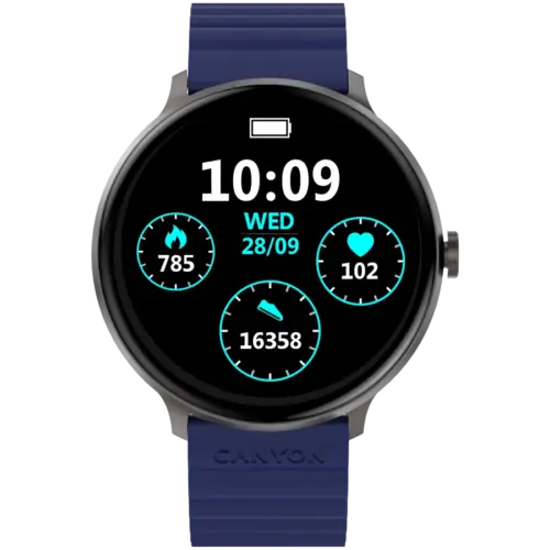 Смарт часовник CANYON smart watch Jacky SW-69 Blue Yellow