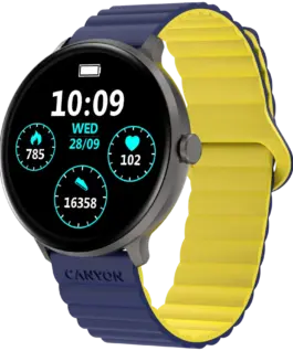 Alternative view of Смарт часовник CANYON smart watch Jacky SW-69 Blue Yellow