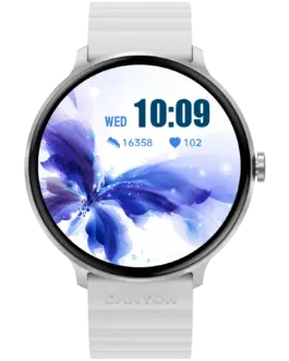 Смарт часовник CANYON smart watch Jacky SW-69 White Blue