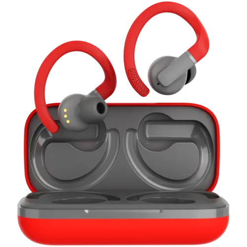 Bluetooth слушалки CANYON headset OnRun 11 Sport Wireless charge Red