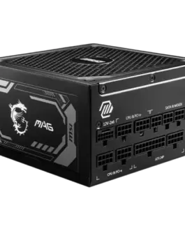 Захранване за компютър MSI MAG A1000GL PCIE5 1000W 80 Plus Gold 135mm Fluid Dynamic Bearing Fan Protections: OCP/OVP/OPP