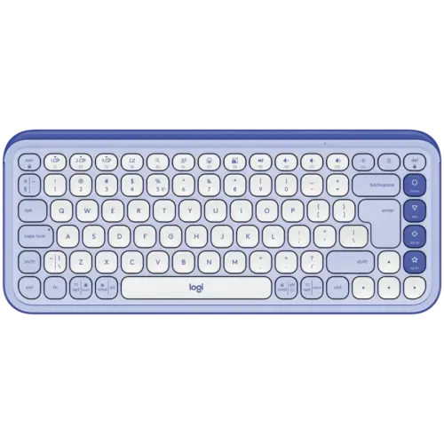 Клавиатура LOGITECH POP ICON KEYS - LILAC - US INTL - BT - INTNL-973
