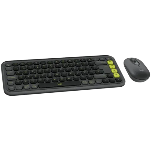 Alternative view of Клавиатура LOGITECH POP ICON COMBO - GRAPHITE - US INTL - BT - INTNL-973
