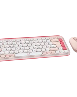 Alternative view of Клавиатура LOGITECH POP ICON COMBO - ROSE - US INTL - BT - INTNL-973