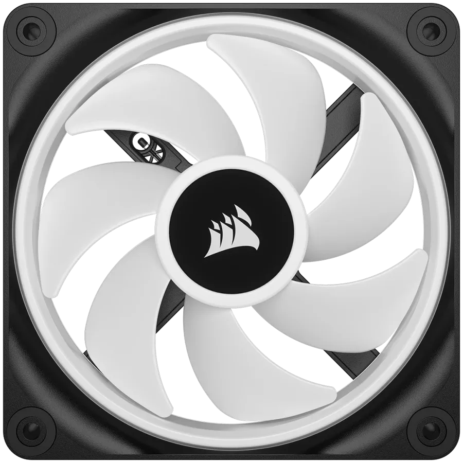 Вентилатор CORSAIR iCUE LINK QX120 RGB, 120mm Magnetic Dome RGB Fan, Single Fan - Image 2