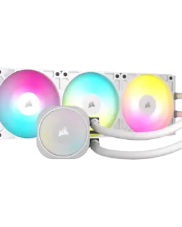Охладител за процесор Охладител CORSAIR NAUTILUS 360 ARGB White 360mm Radiator Liquid CPU