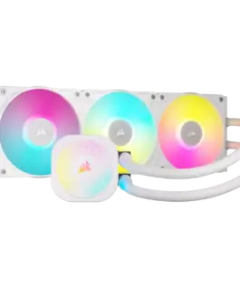 Охладител за процесор Охладител CORSAIR iCUE LINK TITAN 360 RX RGB White AIO 360mm Liquid CPU