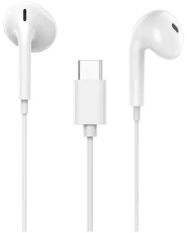 Слушалки CANYON headphones SEP-6 TYPE-C HiRes sound White